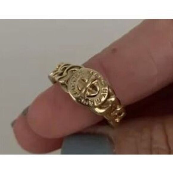 MARC by MARC JACOBS - NWT “Katie” Turnlock Chain Fashion Ring. Sz S-M (5-6) - Picture 12 of 16